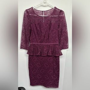 Black Saks fifth avenue lace dress.